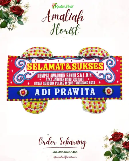 Papan Bunga Ucapan Selamat Pasanggrahan Baru