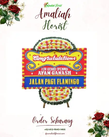 Sewa Papan Bunga Pasanggrahan Baru